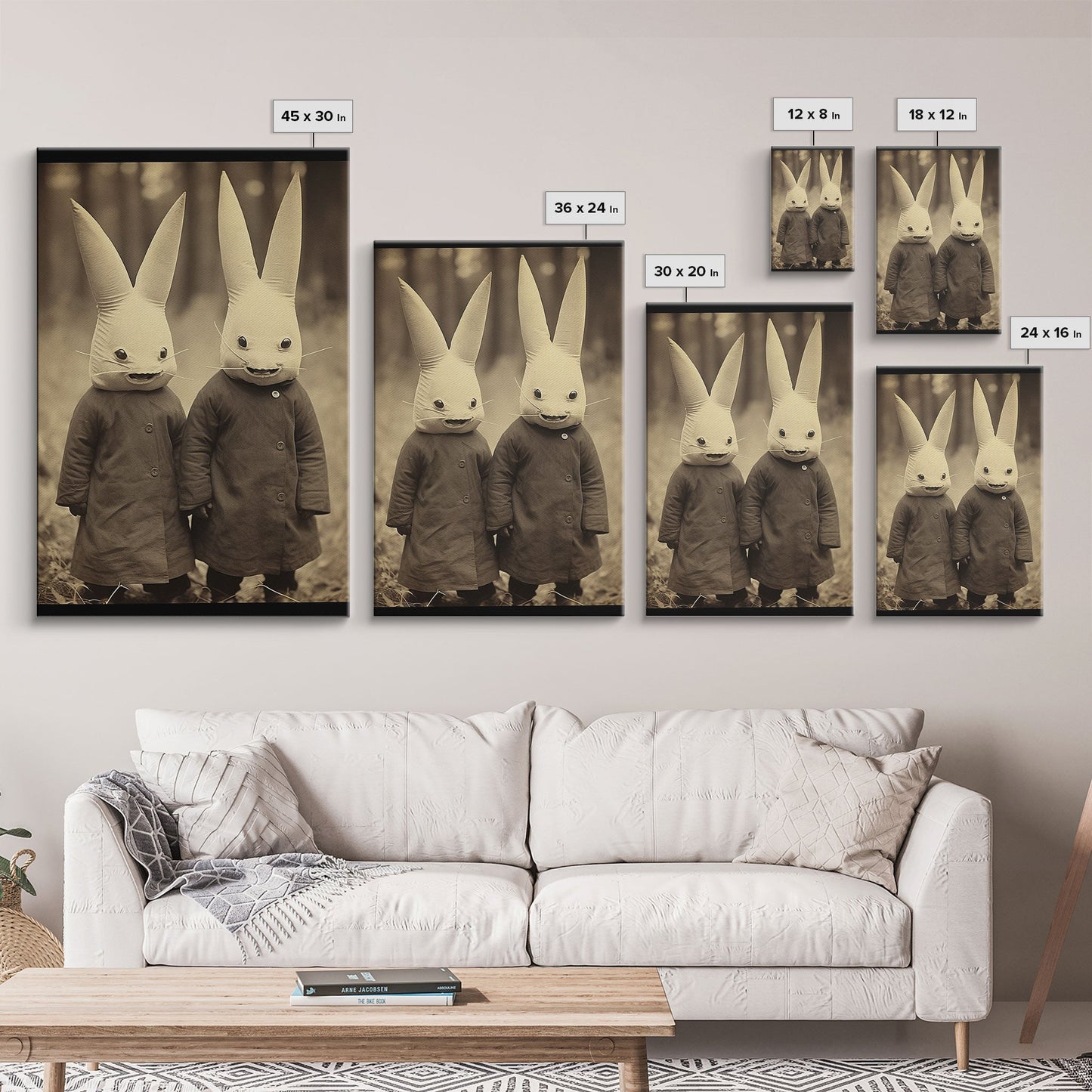 Spooky Art Print, Horror Art Print, Dark Wall Art, Creepy Wall Art, Occult Art, Canvas Wall Print, Wall Art, Vertical Print, Room Decor