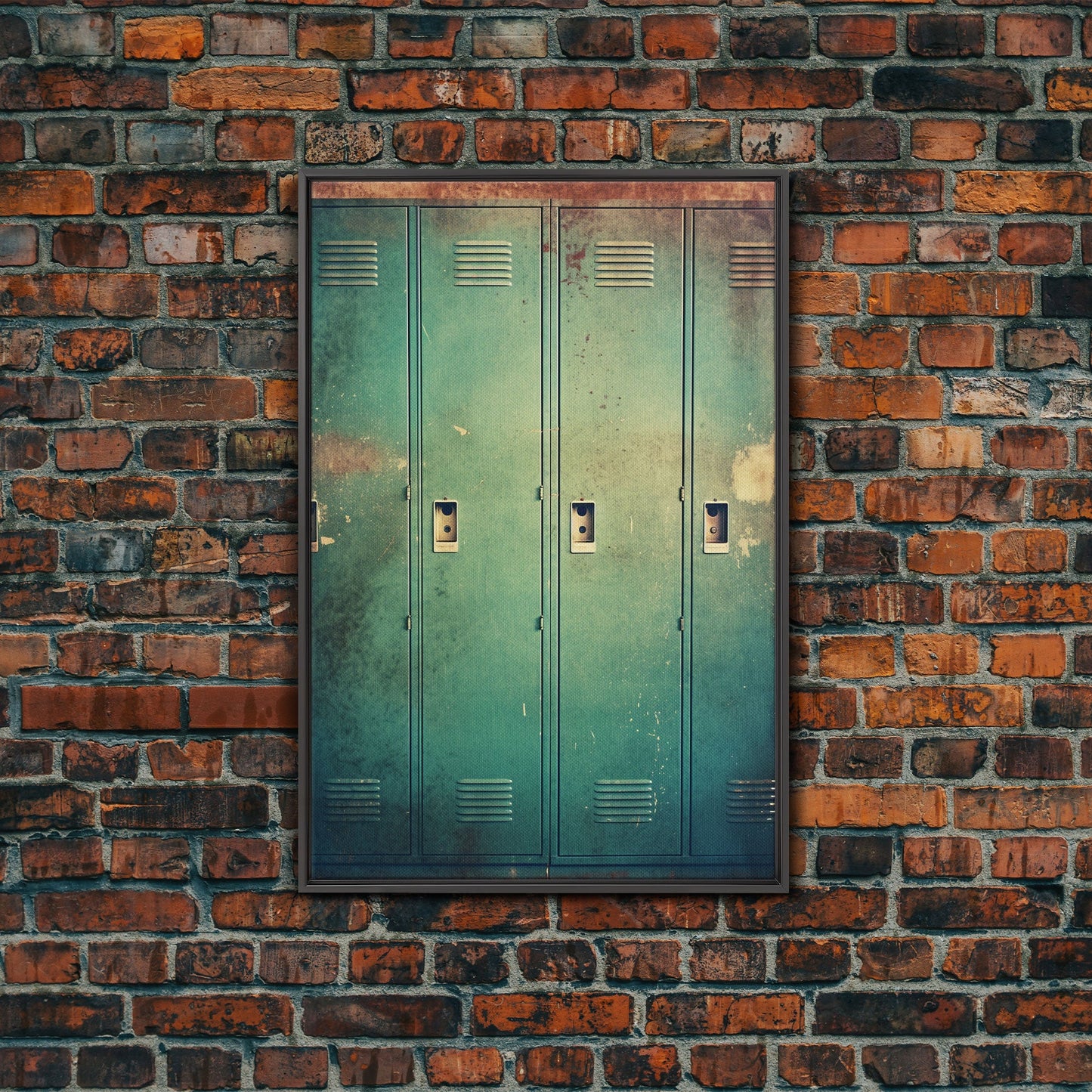 Locker Decor, Rustic Wall Decor, Minimalist Wall Art, Canvas Print, Wall Hanging, Portrait Art, Trendy Wall Art, Modern Prints, Room Decor