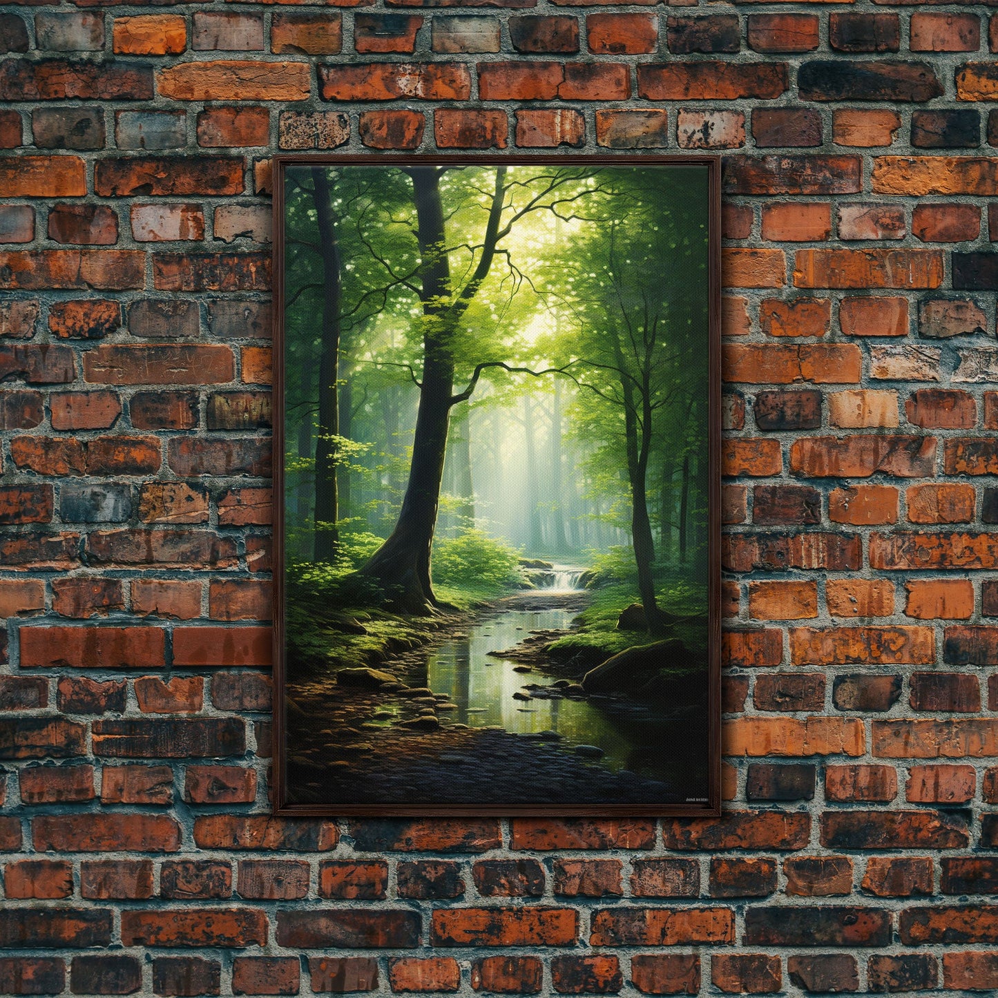 Forest Wall Art, Nature Inspired Art, Trees Art, Canvas Print, Wall Art, Vertical Print, Engagement Gift, Camper Wall Decor, Bedroom Prints