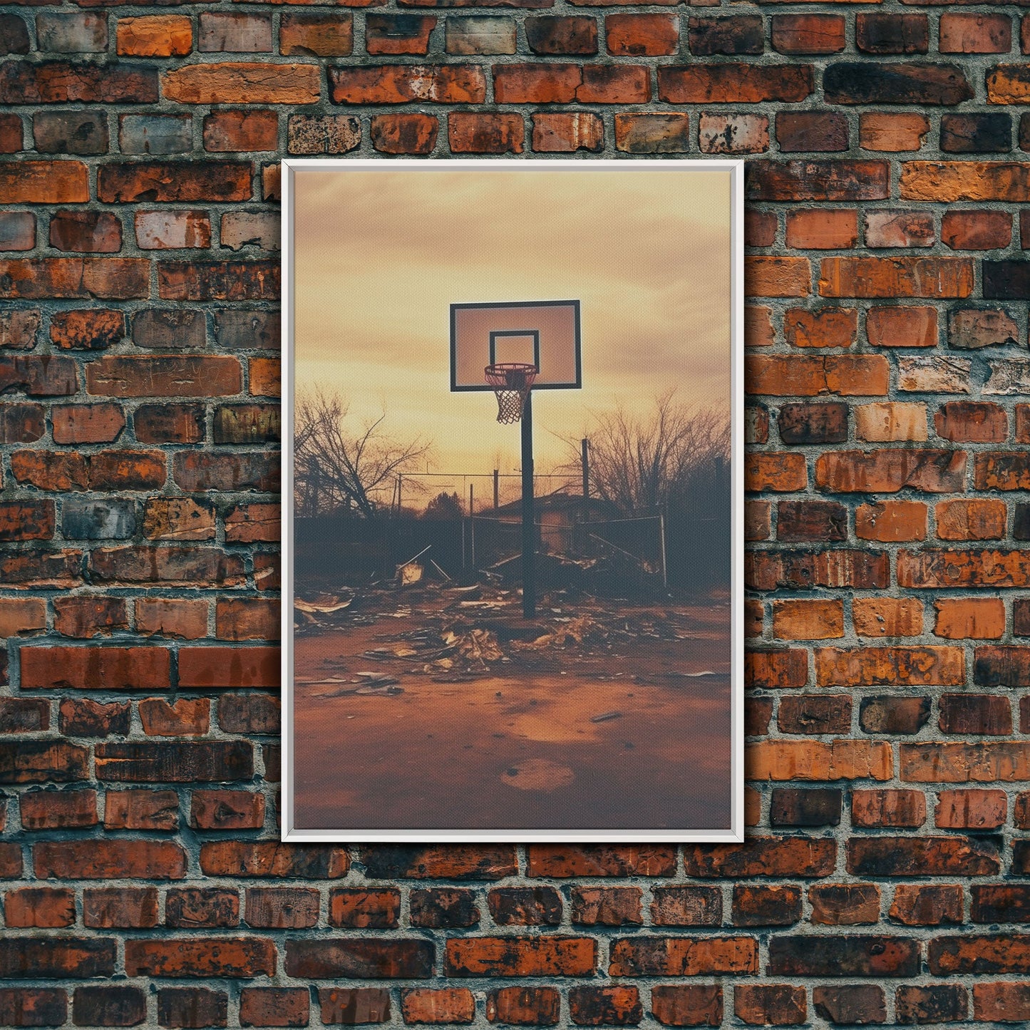 Basketball Wall Art, Sports Wall Art, Canvas Print, Wall Hanging, Portrait Art, Family Home Decor, Housewarming Gift, College Dorm Decor