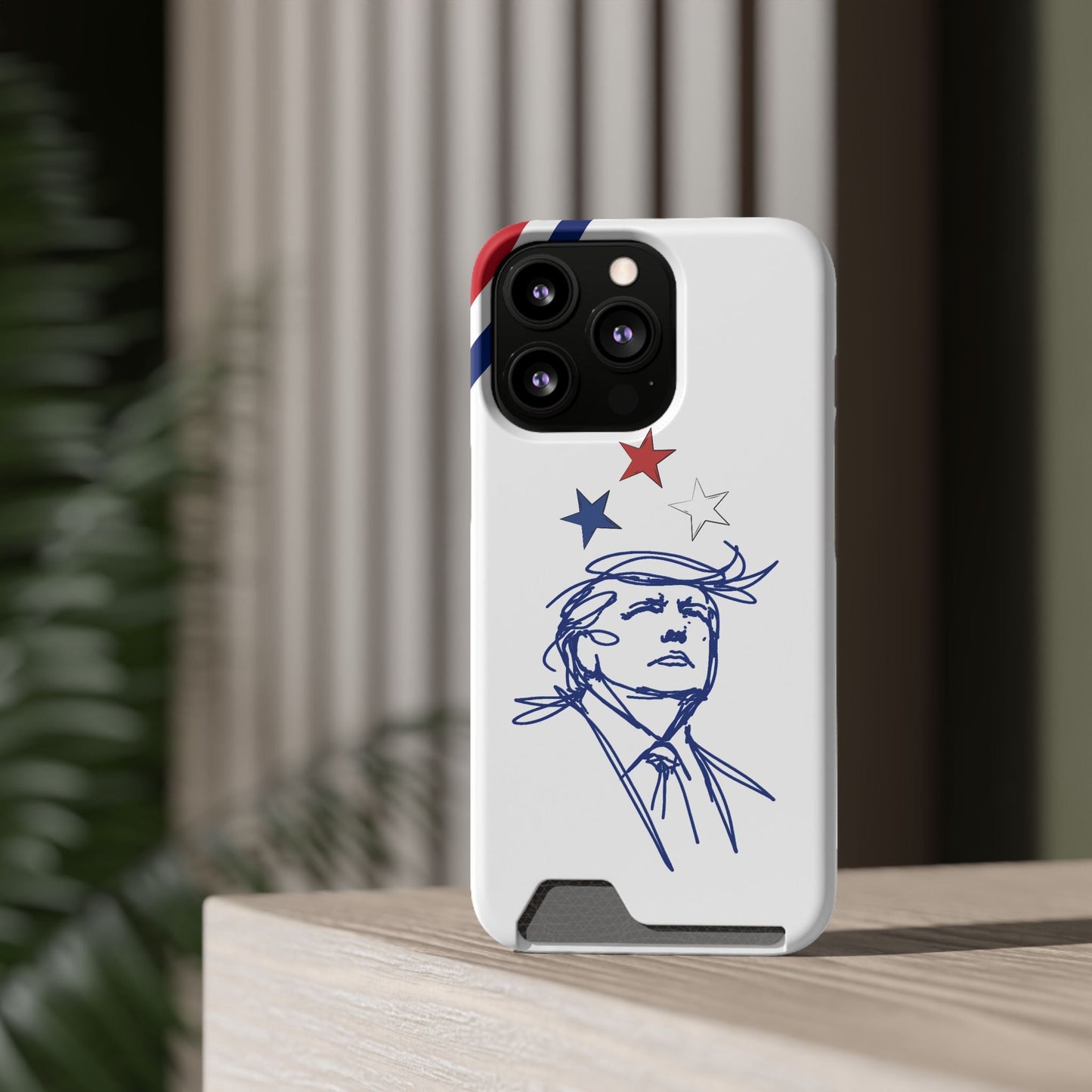 Minimal Line Portrait MagSafe iPhone Case — Say Less Edition