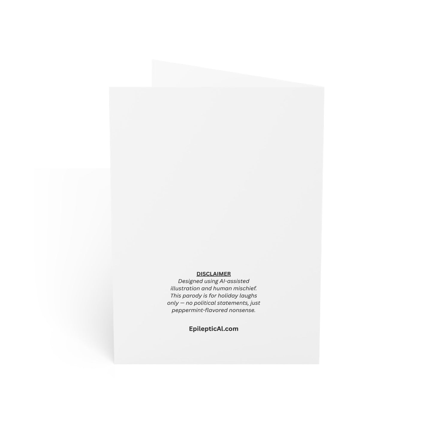 Frosty’s Press Conference Christmas Card – 1, 10, 30, 50 pc sets