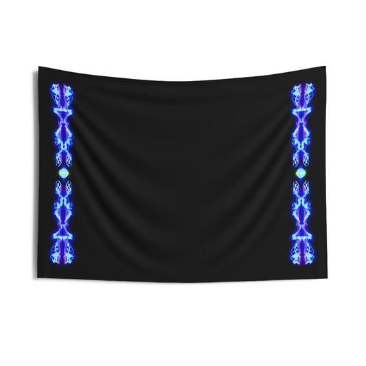 alien language: handcrafted frame [infinite loop] art tapestry