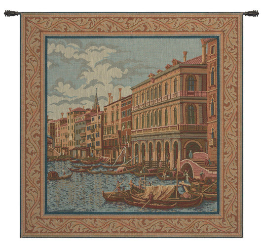 Shore on the Large Canal Italian Tapestry