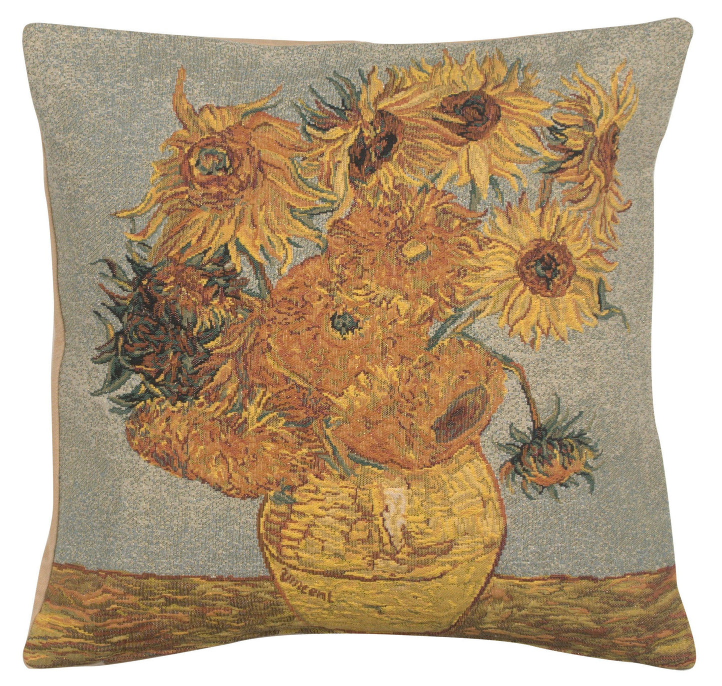 Van Gogh's Sunflower III European Cushion Covers