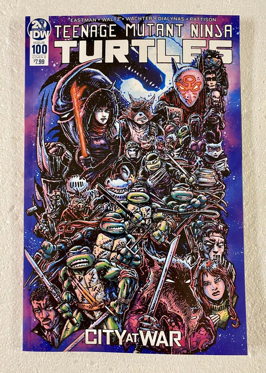 TMNT Teenage Mutant Ninja Turtles #100 COVER B Kevin Eastman 2019 IDW