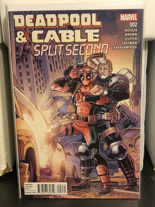 Deadpool and Cable: Split Second #1 and #2 Back To The Future Marvel Wade Wilson