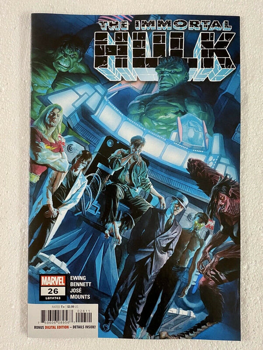 The Immortal Hulk #26 Alex Ross Cover A 2019 Marvel Comics