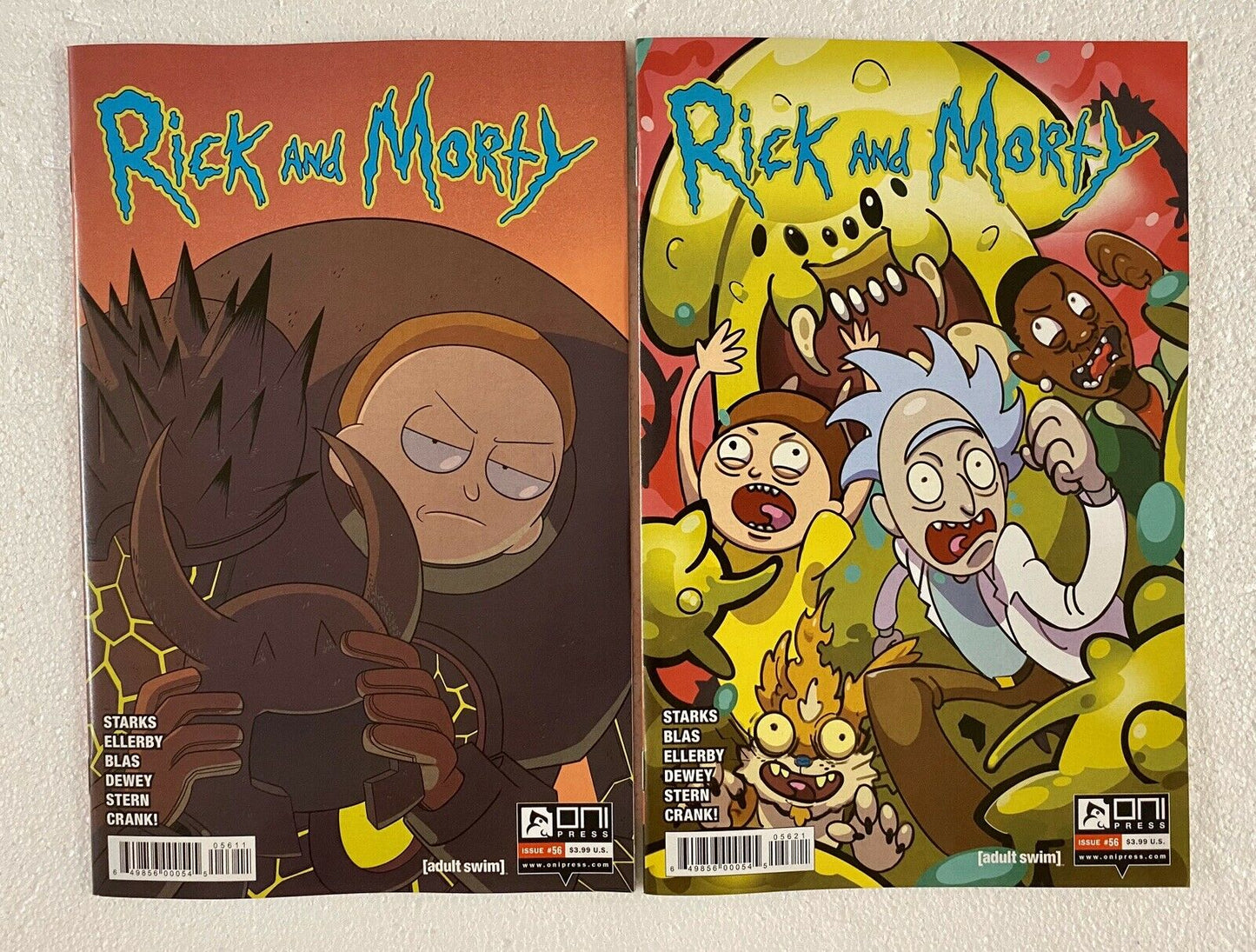 Rick And Morty #56 Cover A Ellerby And B Allen-Mcdowell Set Of 2 Oni Press