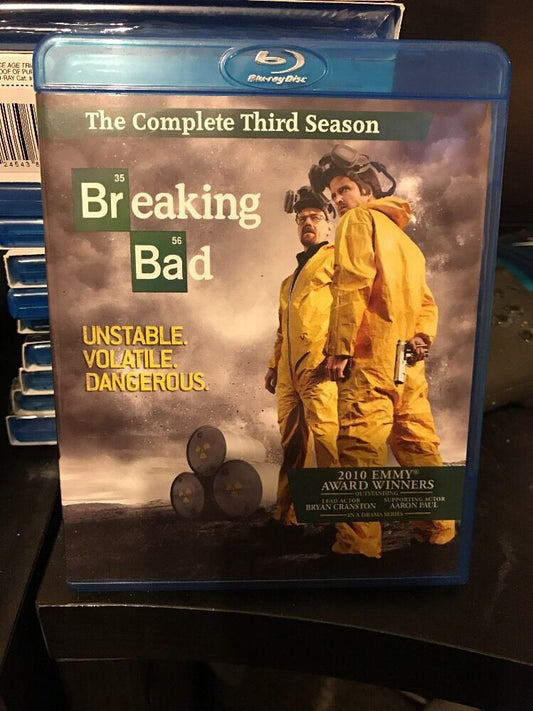 Breaking Bad: The Complete Third Season (Blu-ray Disc, 2011, 3-Disc Set)