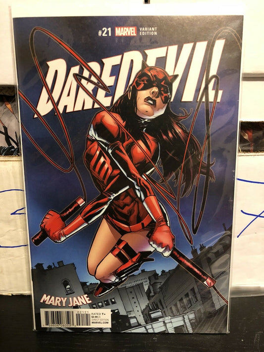 Daredevil #21 Cover B Variant Humberto Ramos Mary Jane Cover Marvel Comics