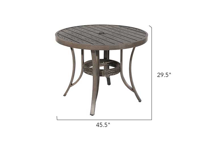 Tenaya Wicker Dining Table