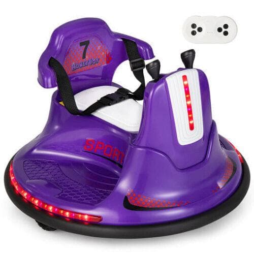 360?&deg; Spin Electric Ride On Car for Kids and Toddlers - Fun Bumper Car Experience!