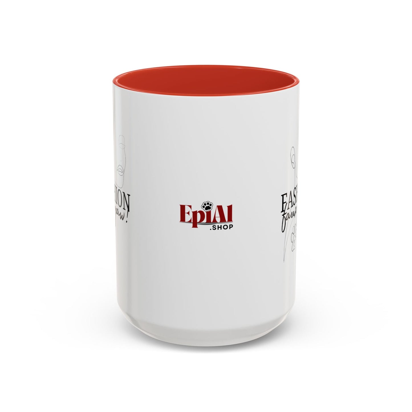 Fashion Faux Paw Accent Coffee Mug (11, 15oz)