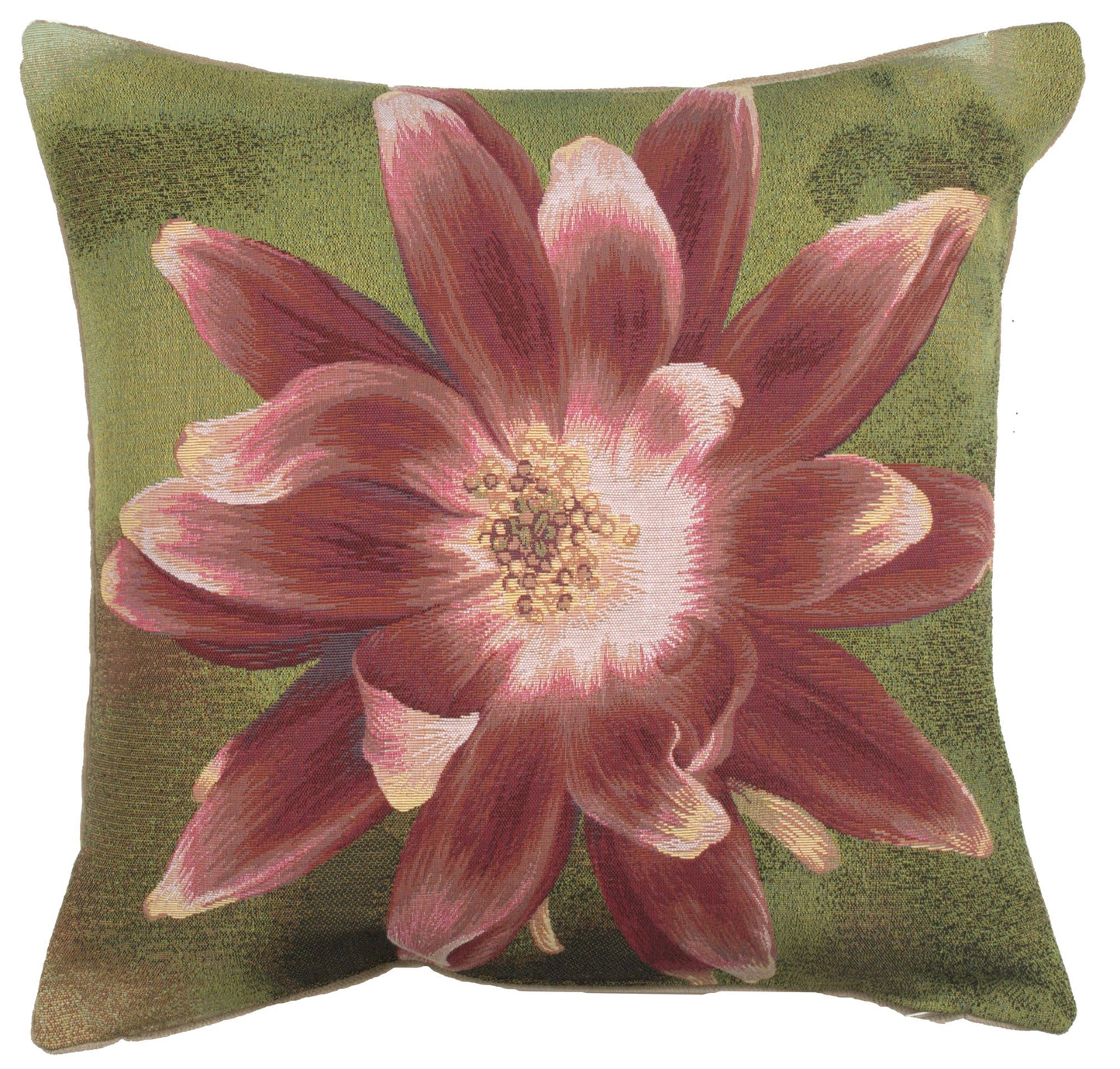 Red Star Flower French Cushion