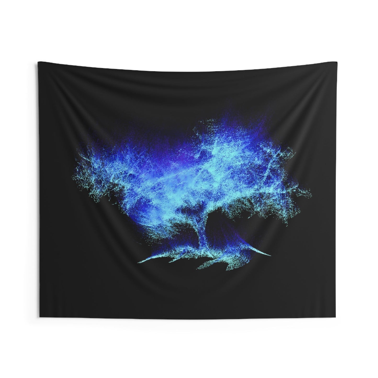 particle bonsai: time evaporation [fractal rotation] art tapestry i