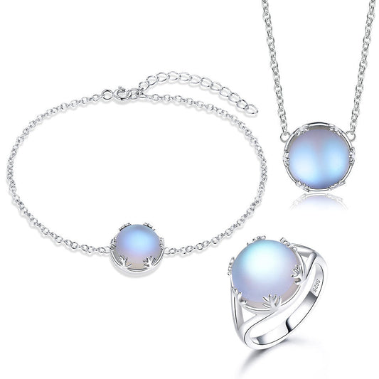Lunar Aura Gemstone Tri-Set