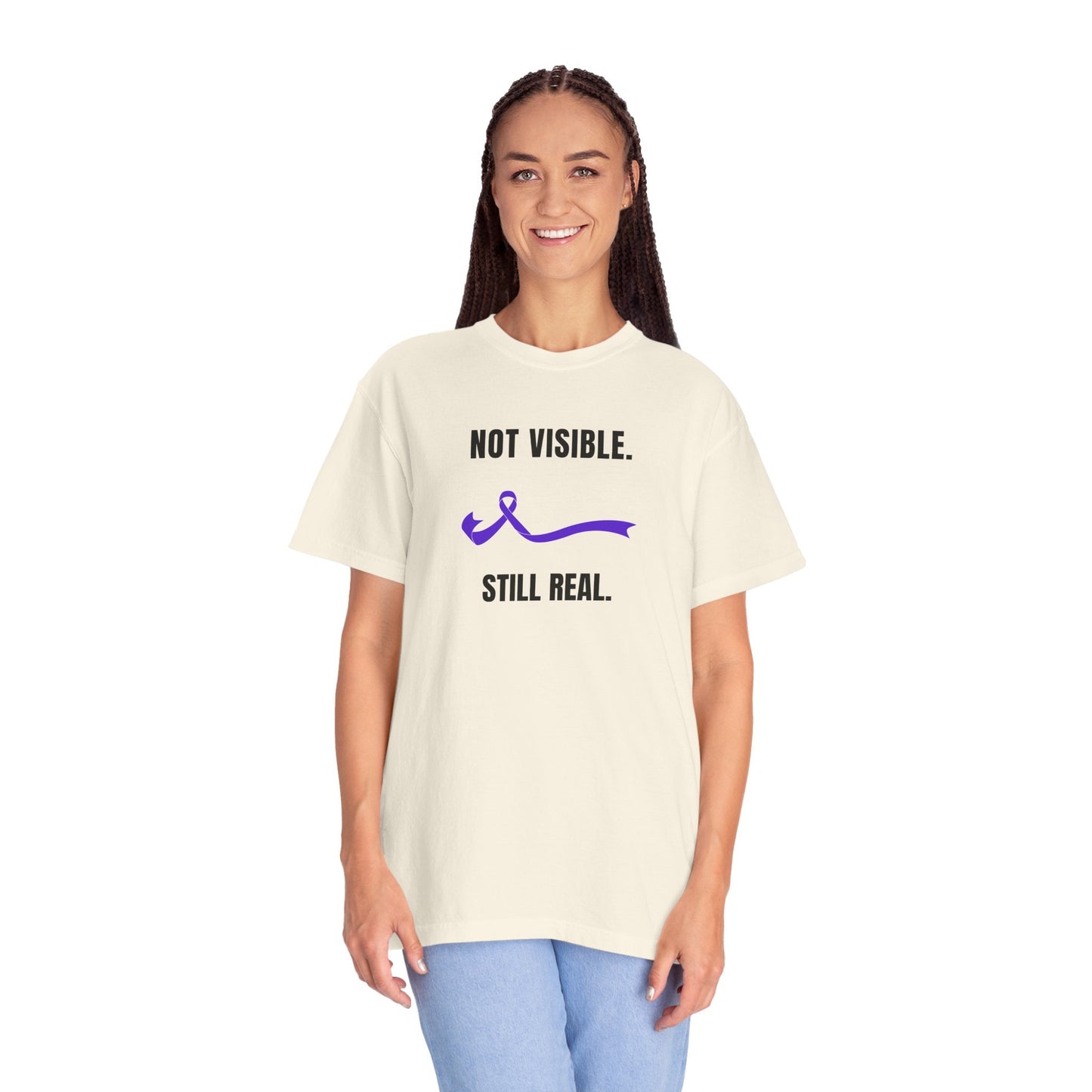 Not Visible. Still Real. T-Shirt – Epilepsy Awareness Apparel