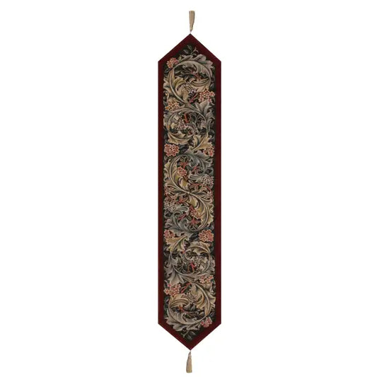 William Morris Red Large French Table Runner