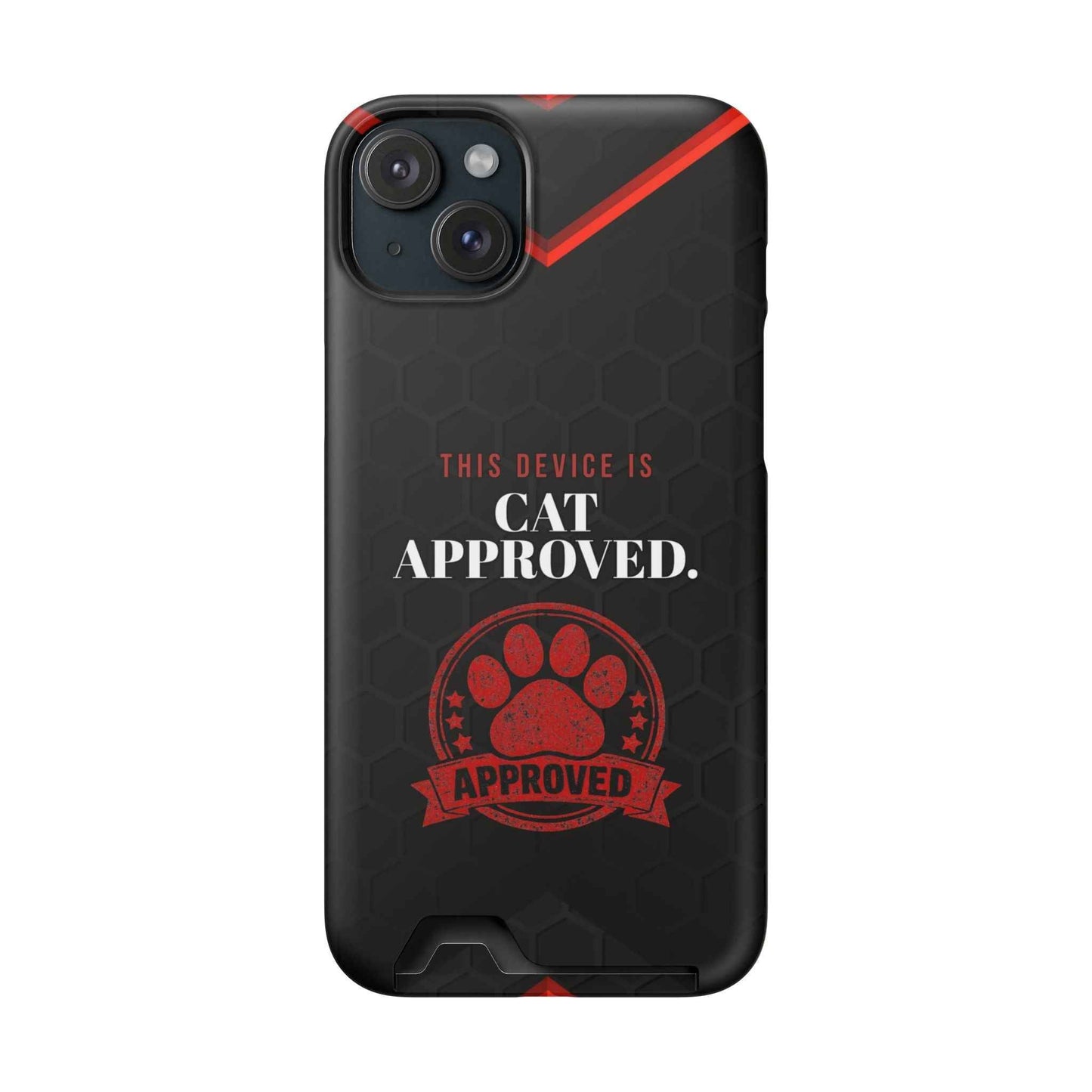 Cat Approved iPhone Case — Official Stamp Edition