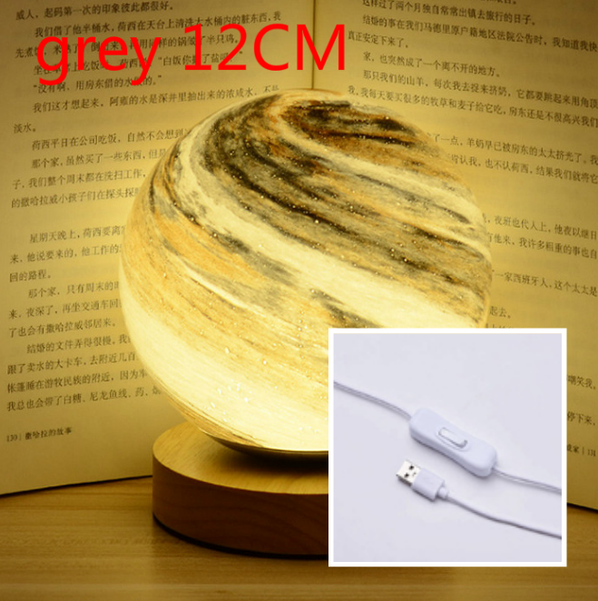 Orbital Spiral Moon Lamp