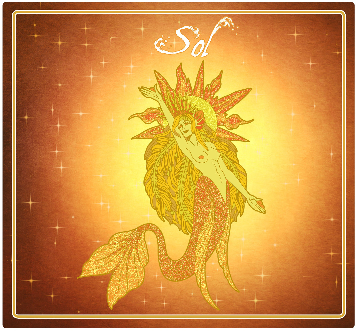 Enamel Pin - Sol Celestial Mermaid