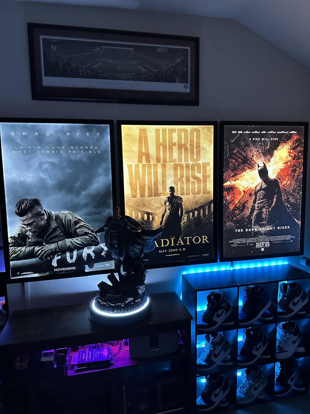 2-PACK Glowbox "World Famous" LED Poster Frames
