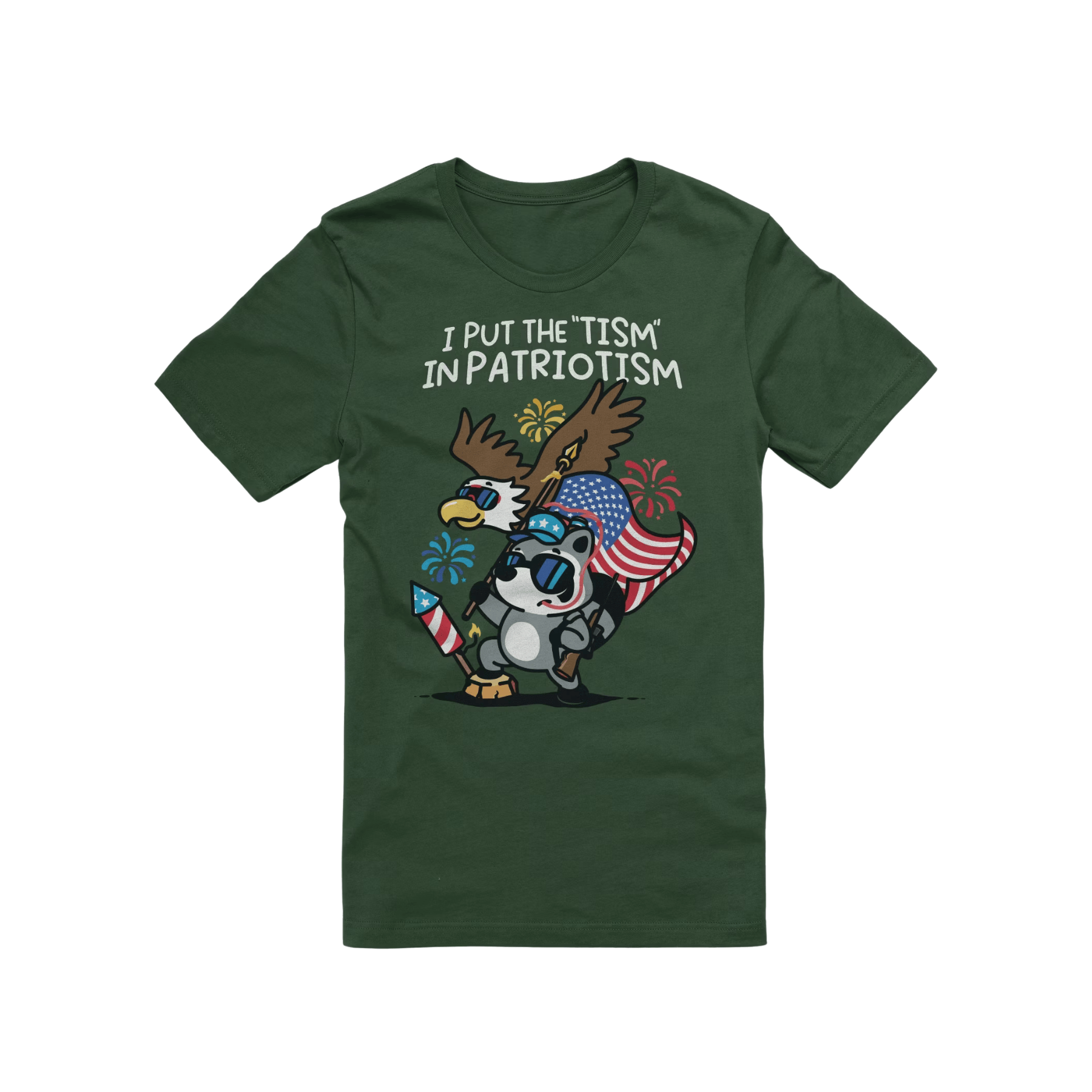 "Patriotic Humor" T-Shirt - Funny Meme Apparel & USA Gift