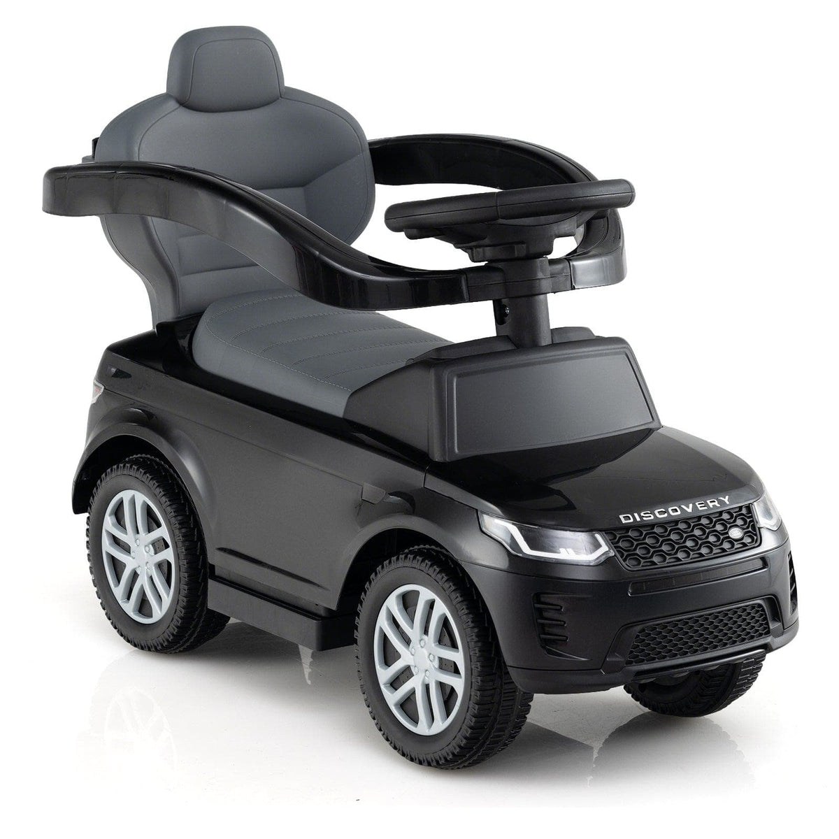 3 in 1 Push Car with Removable Handle and Guardrail for Kids 18-36 Months Old