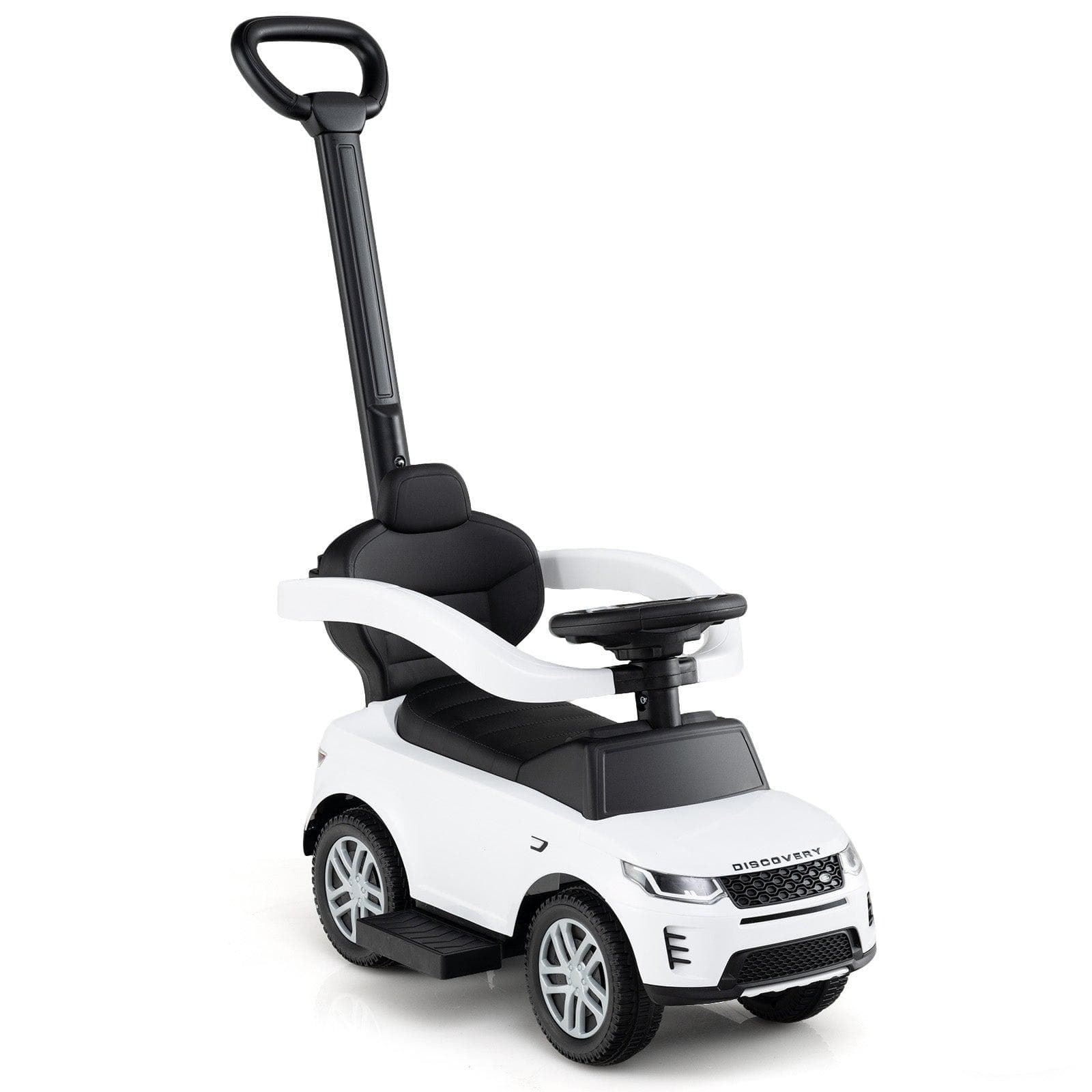 3 in 1 Push Car with Removable Handle and Guardrail for Kids 18-36 Months Old