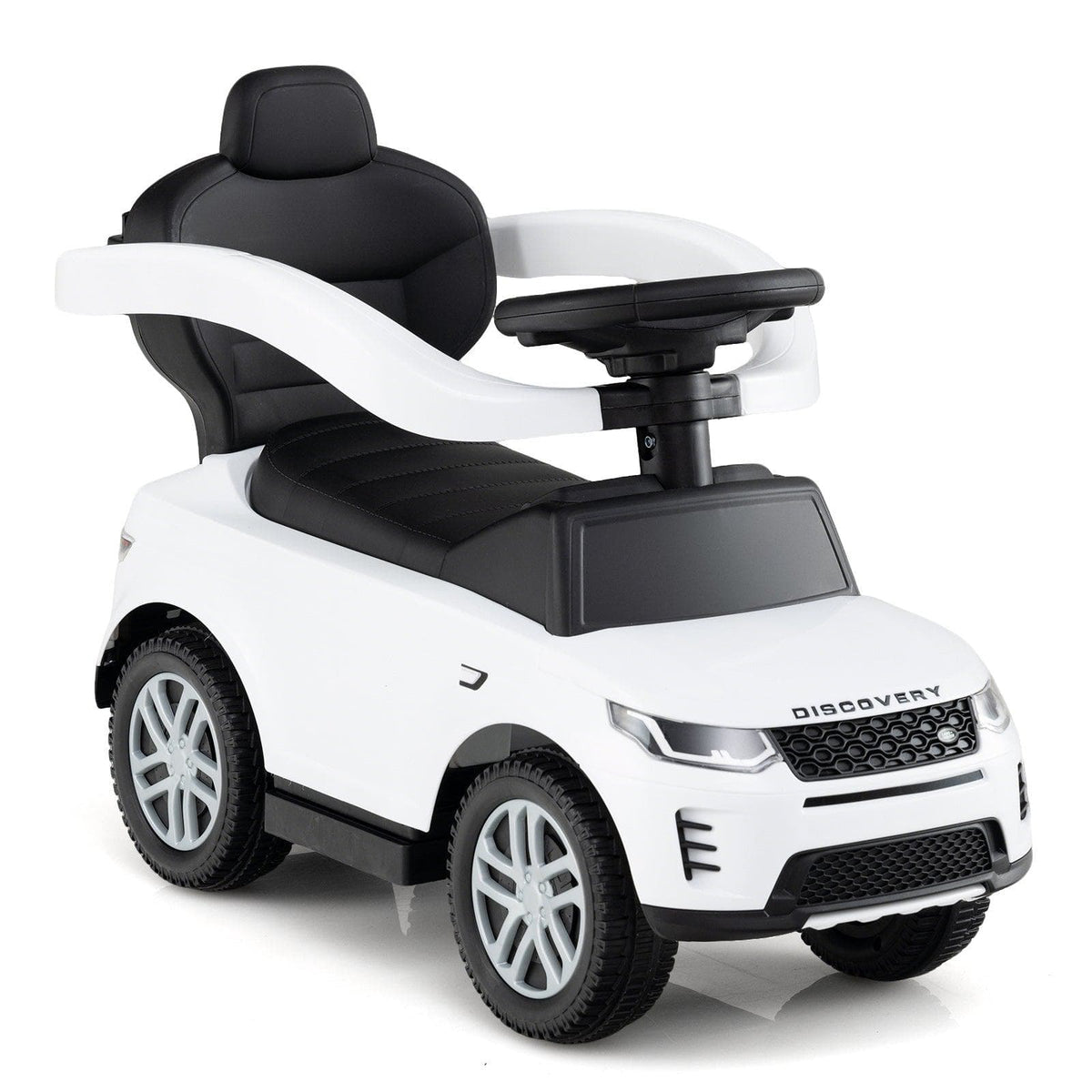 3 in 1 Push Car with Removable Handle and Guardrail for Kids 18-36 Months Old
