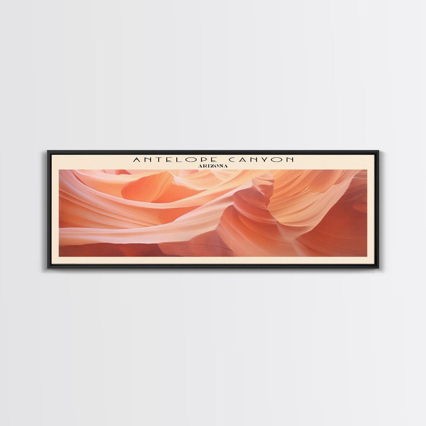 Antelope Canyon Travel Print Wall Art, Travel Poster Print, Retro Style Home Decor, Wall Hanging, Travel Gift Idea, Unique Metal Art