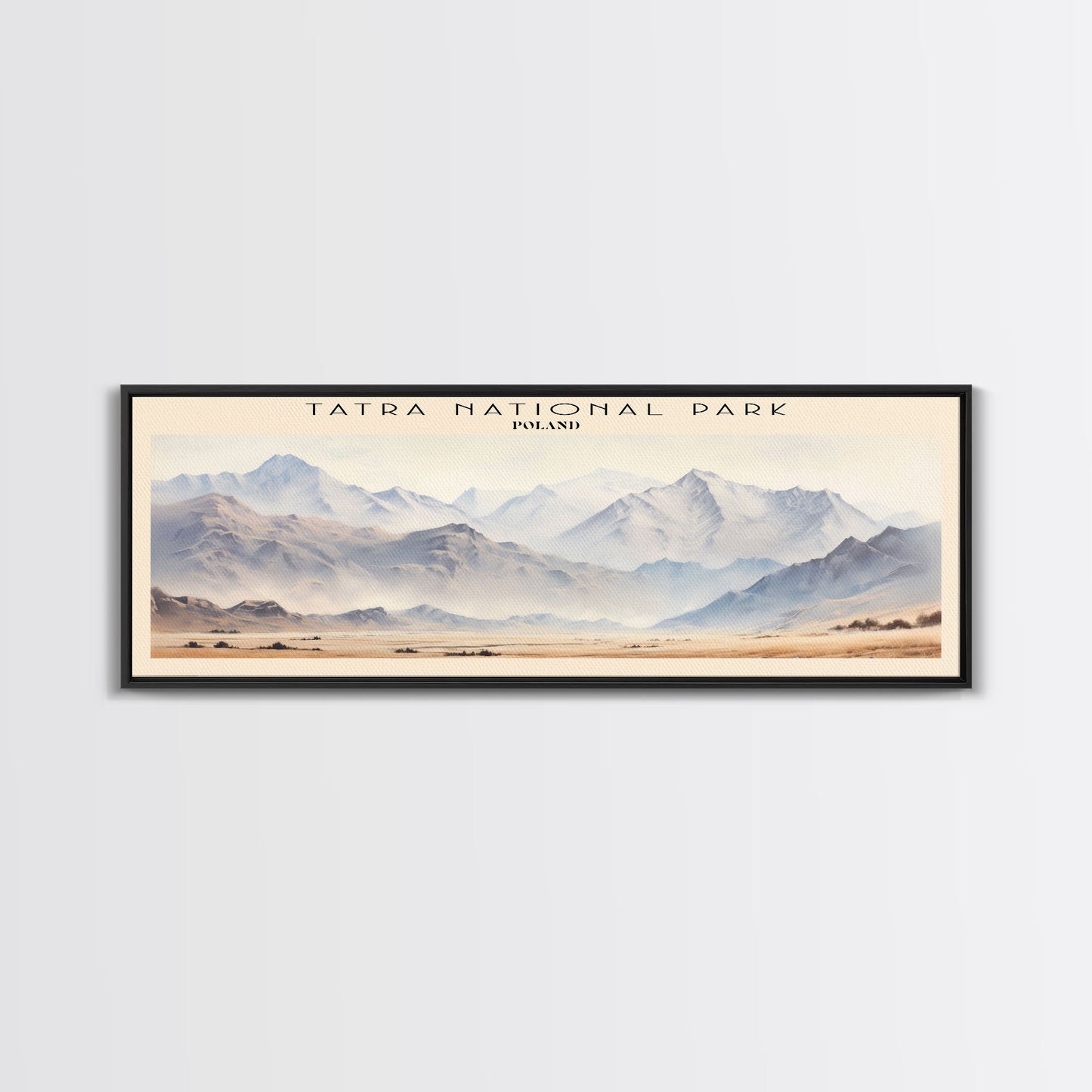 Tatra National Park Travel Poster Print, Framed Canvas Wall Art, Metal Wall Art, COUNTRY art, Gift For Him, Travel Wall Art, Travel Lover Gift