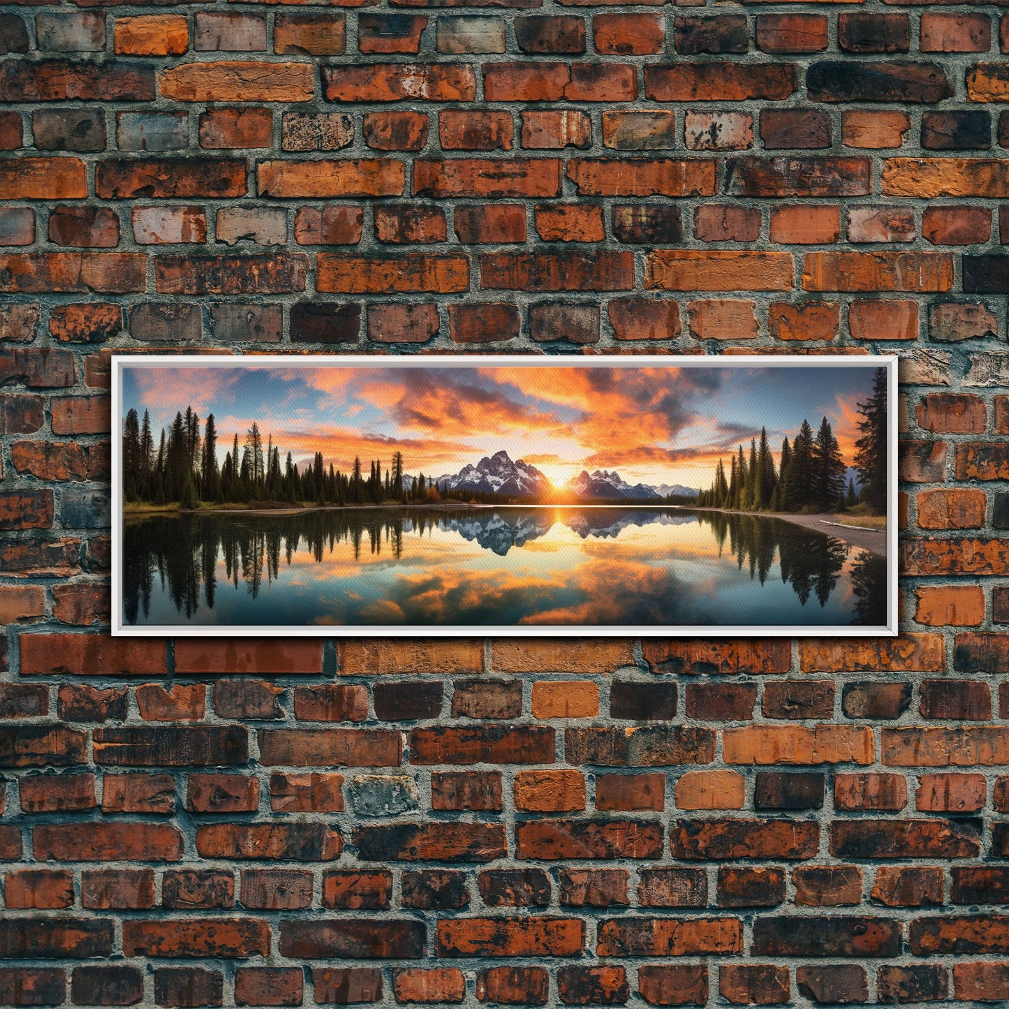 Panoramic of Grand Teton National Park, Extra Large Wall Art, Panoramic Wall Art, Panoramic Print, Landscape Photography Landscape Print