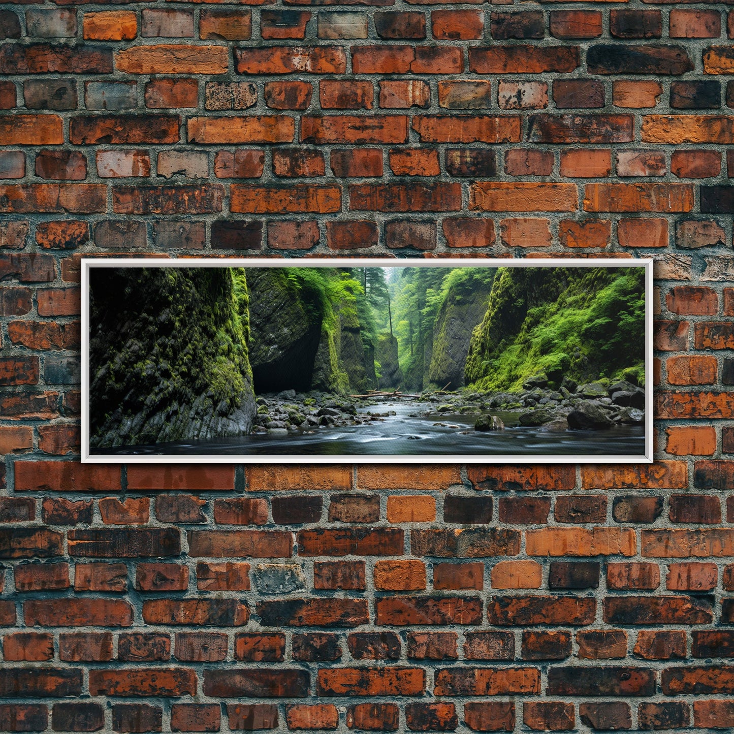 Panoramic Print of Oneonta Gorge Columbia River Extra Large Wall Art, Panoramic Wall Art, Panoramic Landscape Print, Landscape Photography