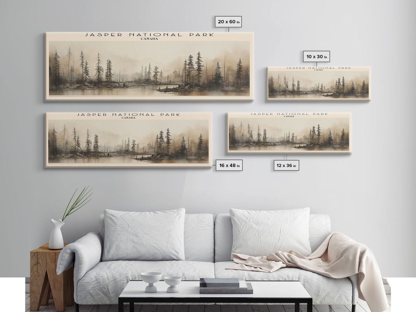 Jasper National Park Travel Print Wall Art, Travel Poster Print, Retro Style COUNTRY Home Decor, Wall Hanging, Travel Gift Idea, Unique Metal Art