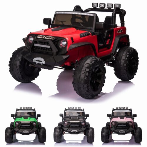 12V/24V Electric Kids Ride On Jeep with Music and Remote Control - A+ Quality
