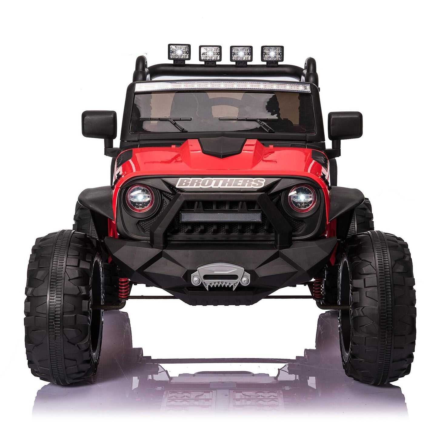 400W Electric Ride On Truck for Kids with Remote Control and LED Lights
