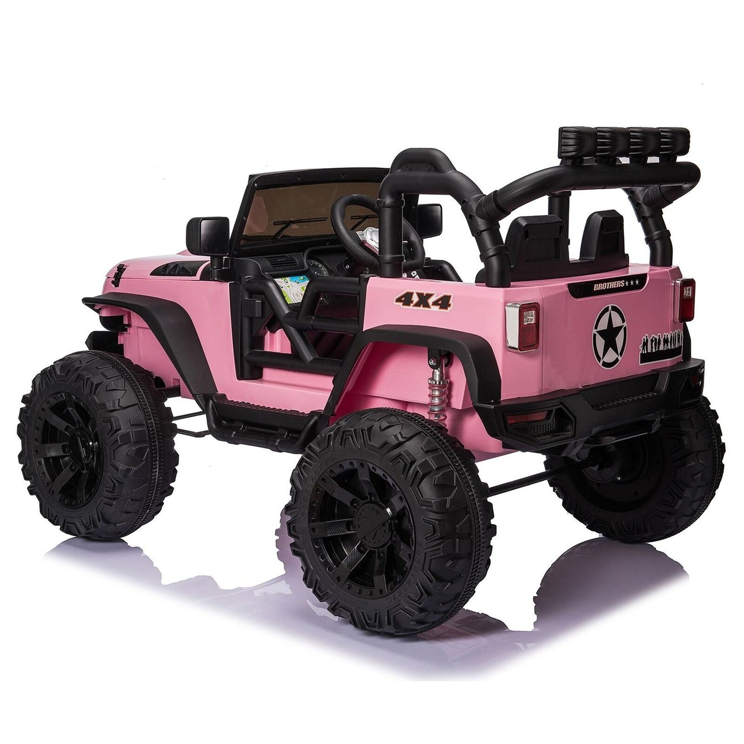 400W Electric Ride On Truck for Kids with Remote Control and LED Lights