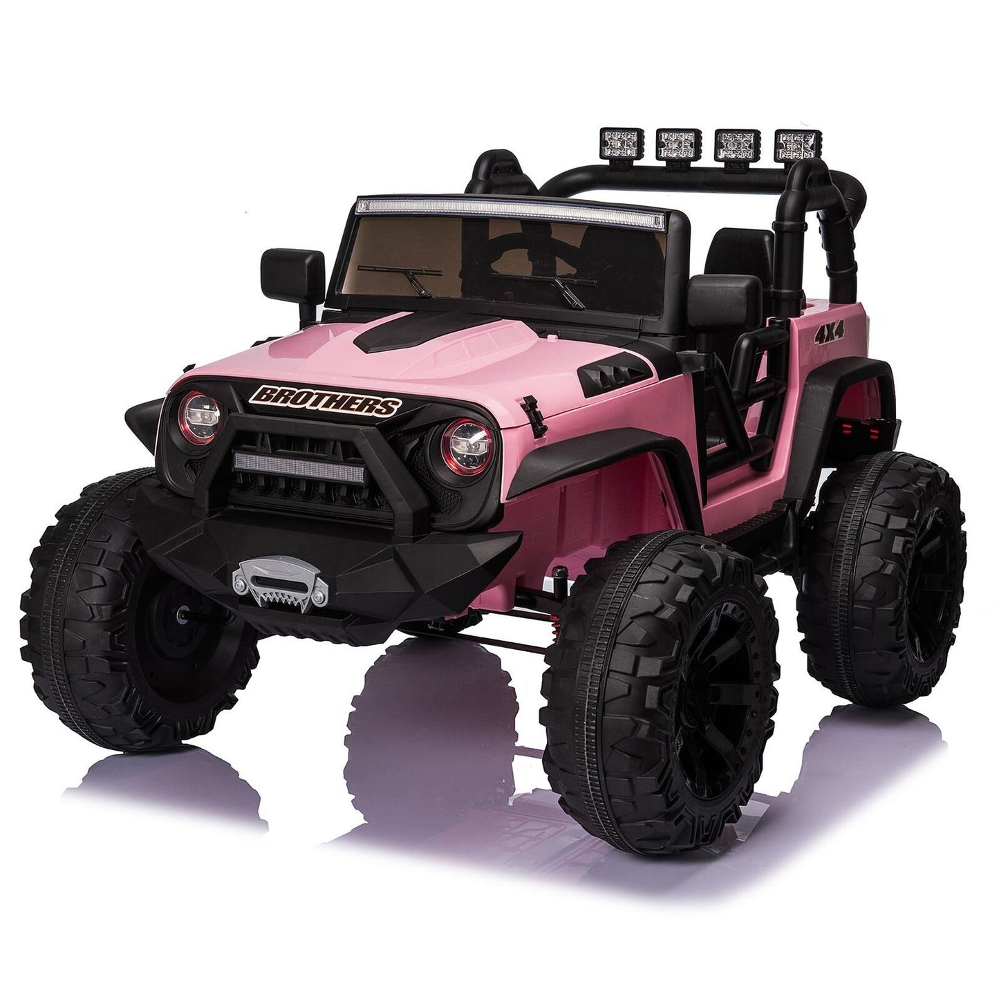 400W Electric Ride On Truck for Kids with Remote Control and LED Lights