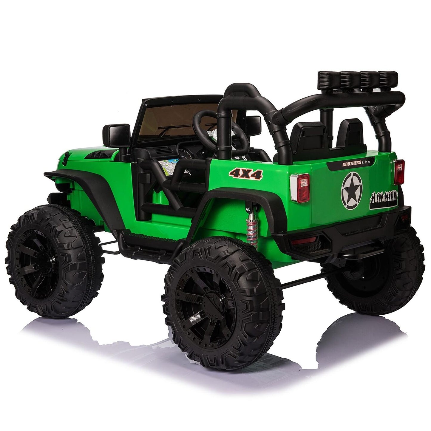 400W Electric Ride On Truck for Kids with Remote Control and LED Lights