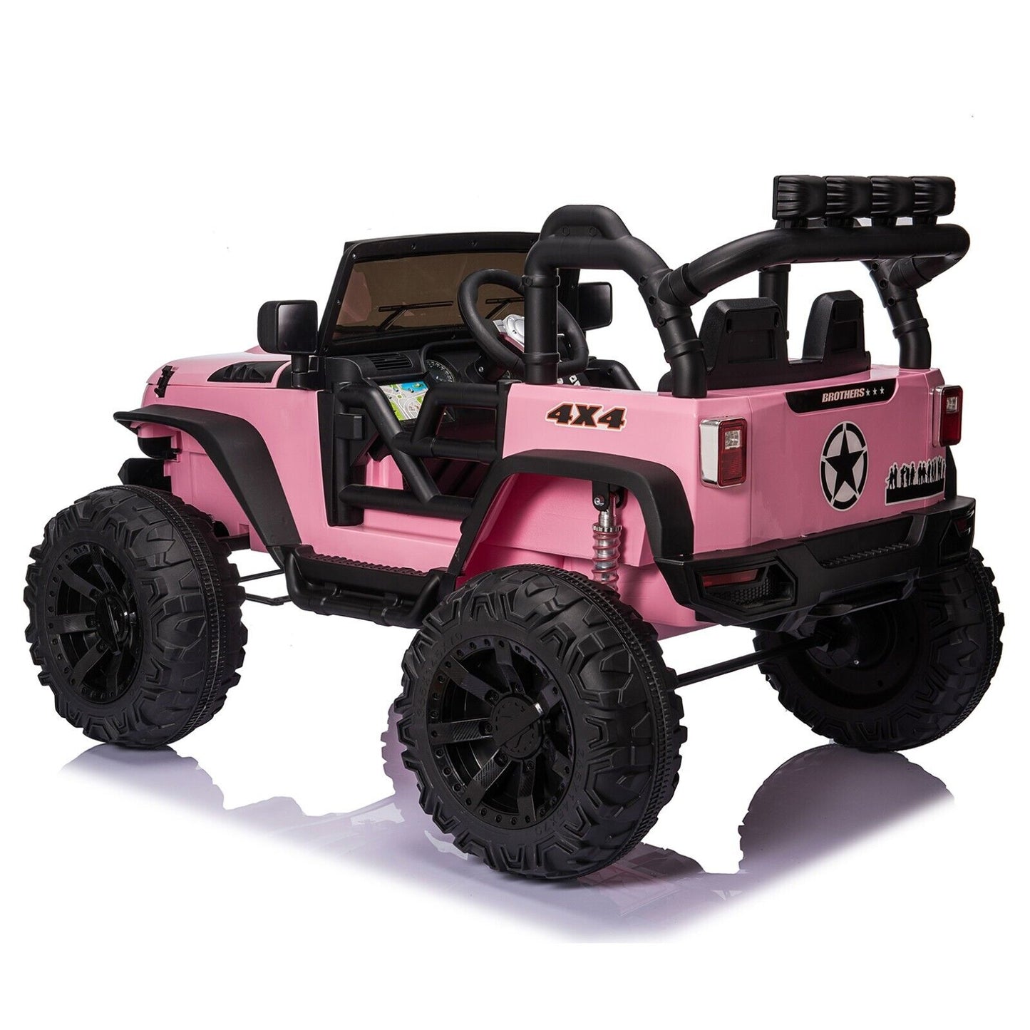 PINK Kids 24V Ride On Car Truck with Remote Control and 400W Electric Power Wheels - Perfect Gift for Young Drivers
