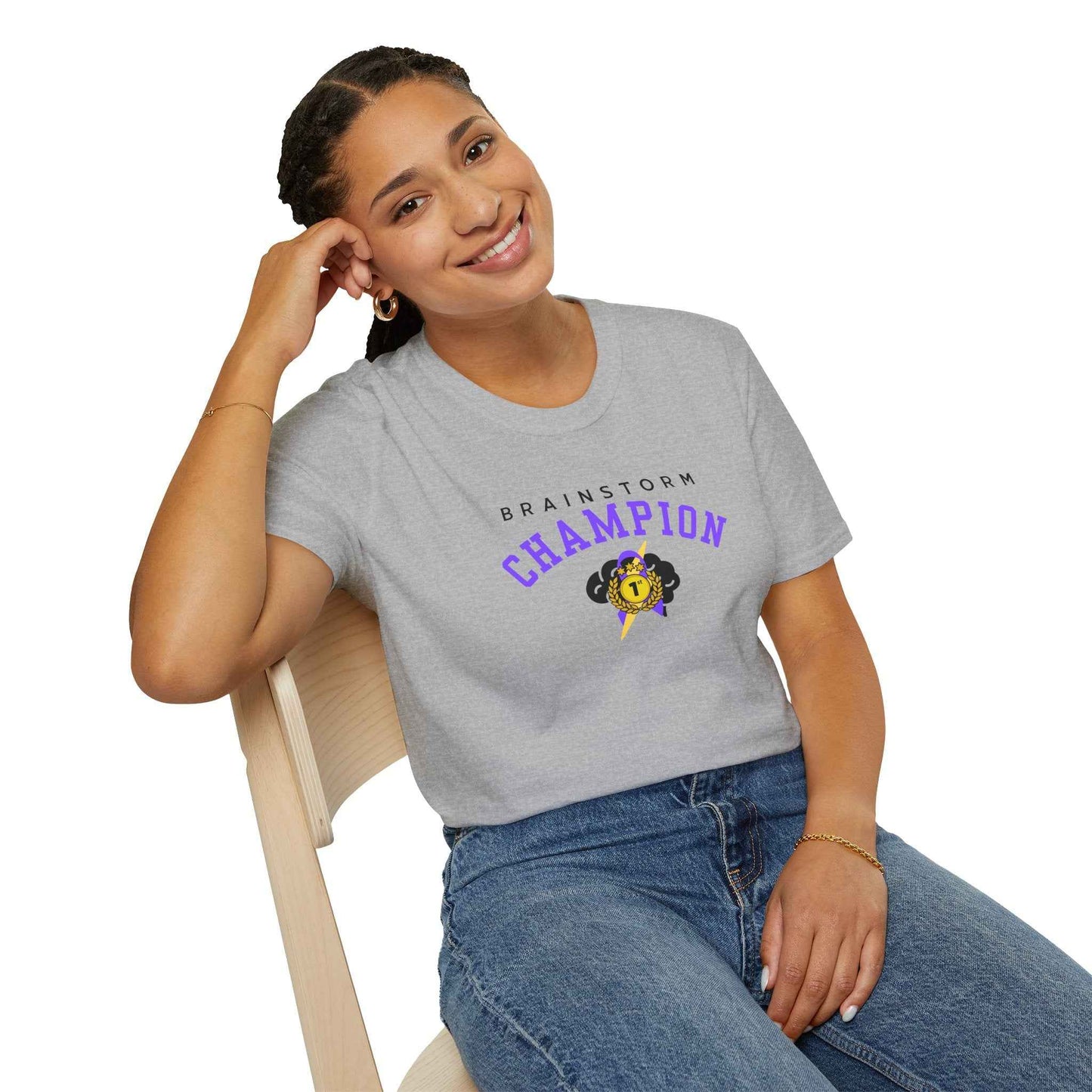 Brainstorm Champion Tee – Neurostrong Graphic T-Shirt