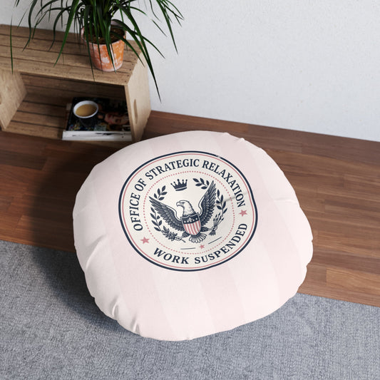 Office of Strategic Relaxation – Round Floor Pillow