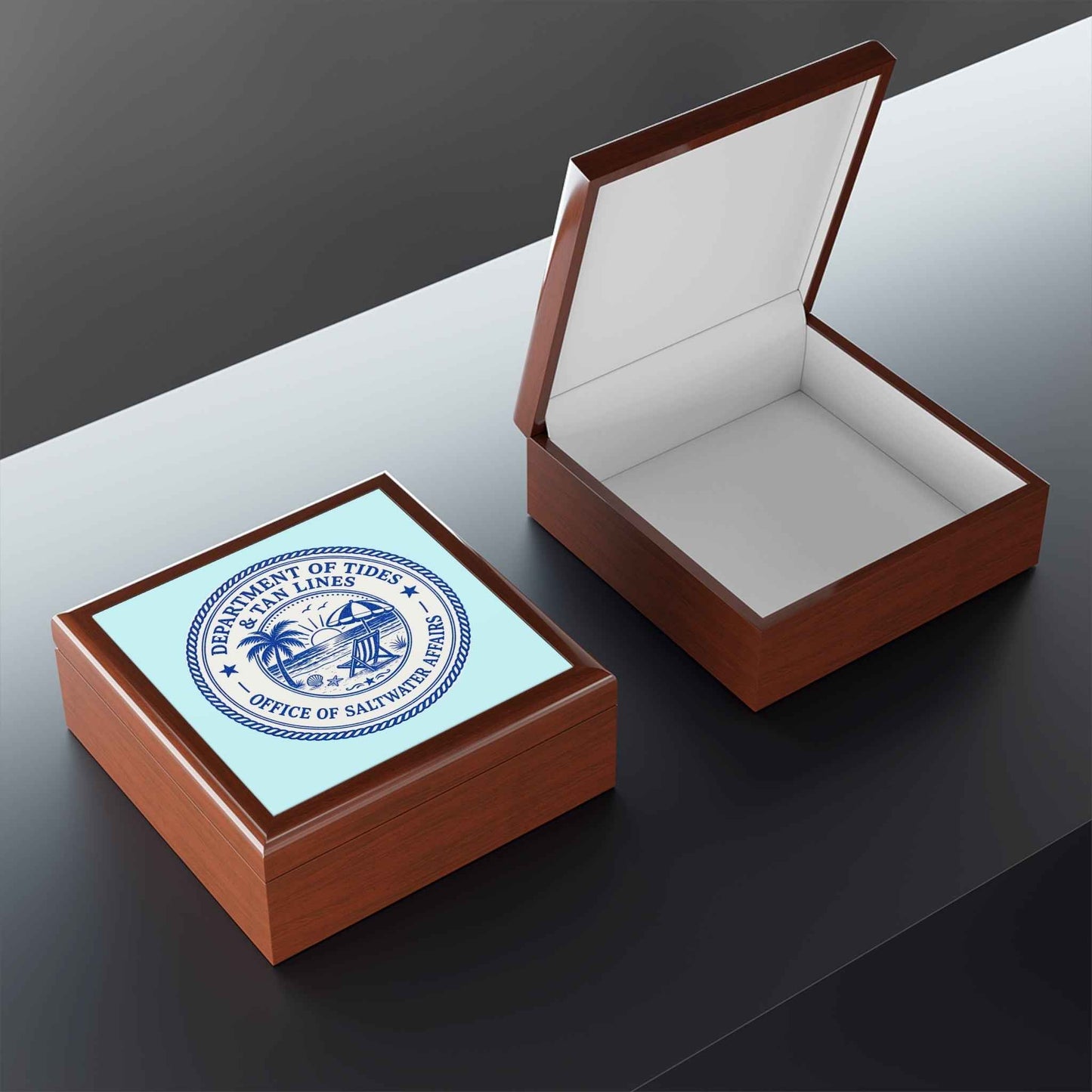 Department of Tides Jewelry Box – Officially Approved Treasure Storage