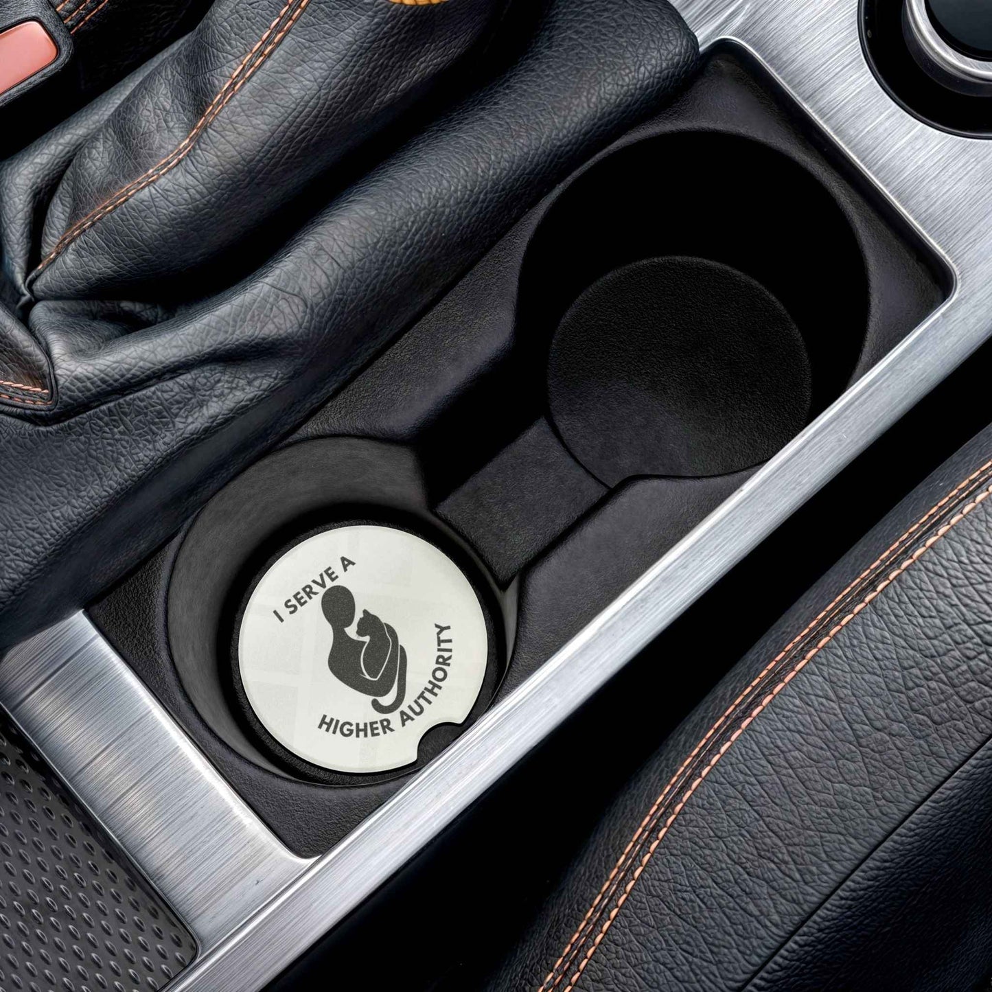 Car Coaster for People Who Answer to Cats