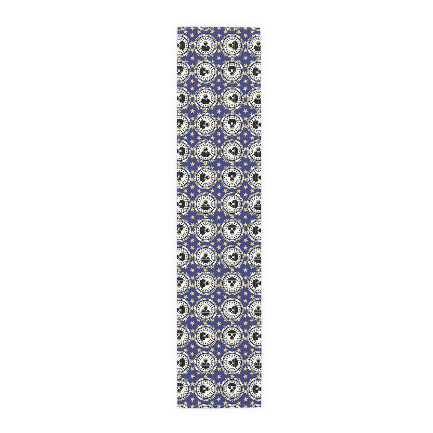 A Beautiful Table Table Runner – Faux Official Parody Seal Pattern