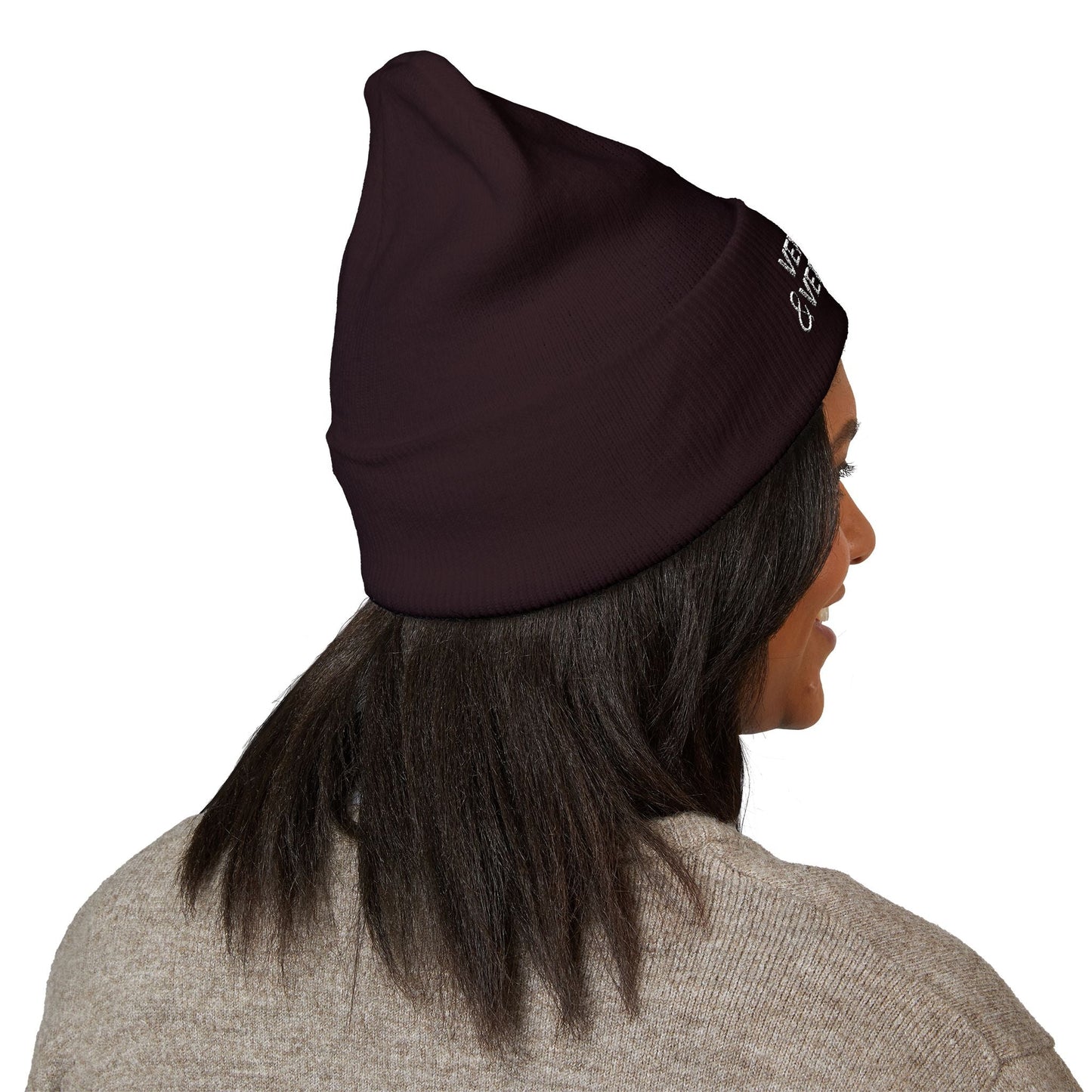 Very Legal & Very Cool Embroidered Knit Beanie – Political Parody Winter Hat