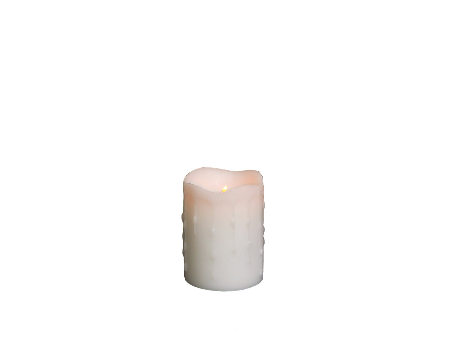 LED Dripping Wax Pillar Candles with Remote (Set of 4)