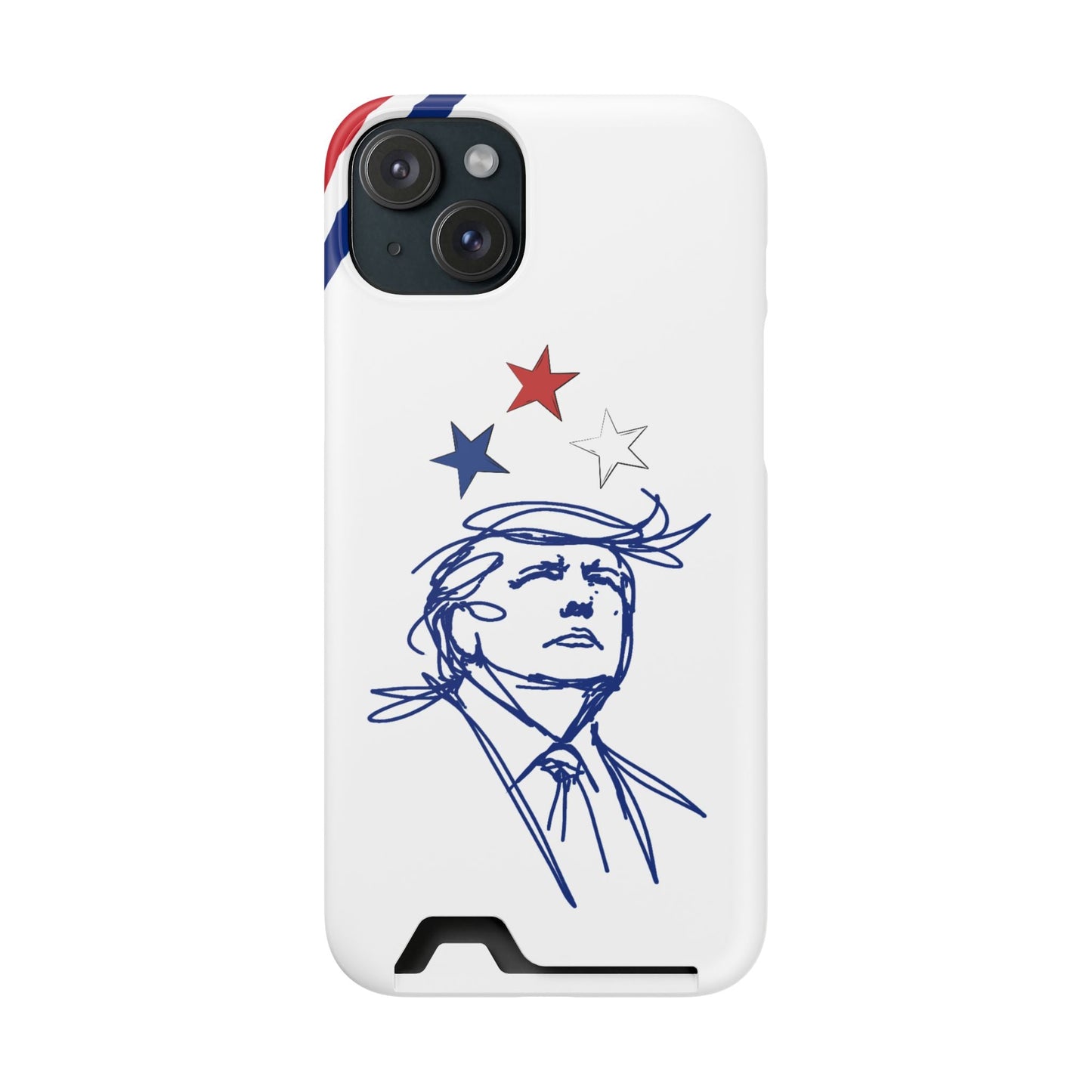 Minimal Line Portrait MagSafe iPhone Case — Say Less Edition
